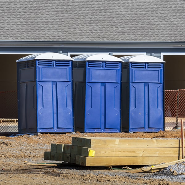 what is the maximum capacity for a single portable restroom in Jersey Georgia